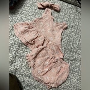 Tank, bloomers, and headband